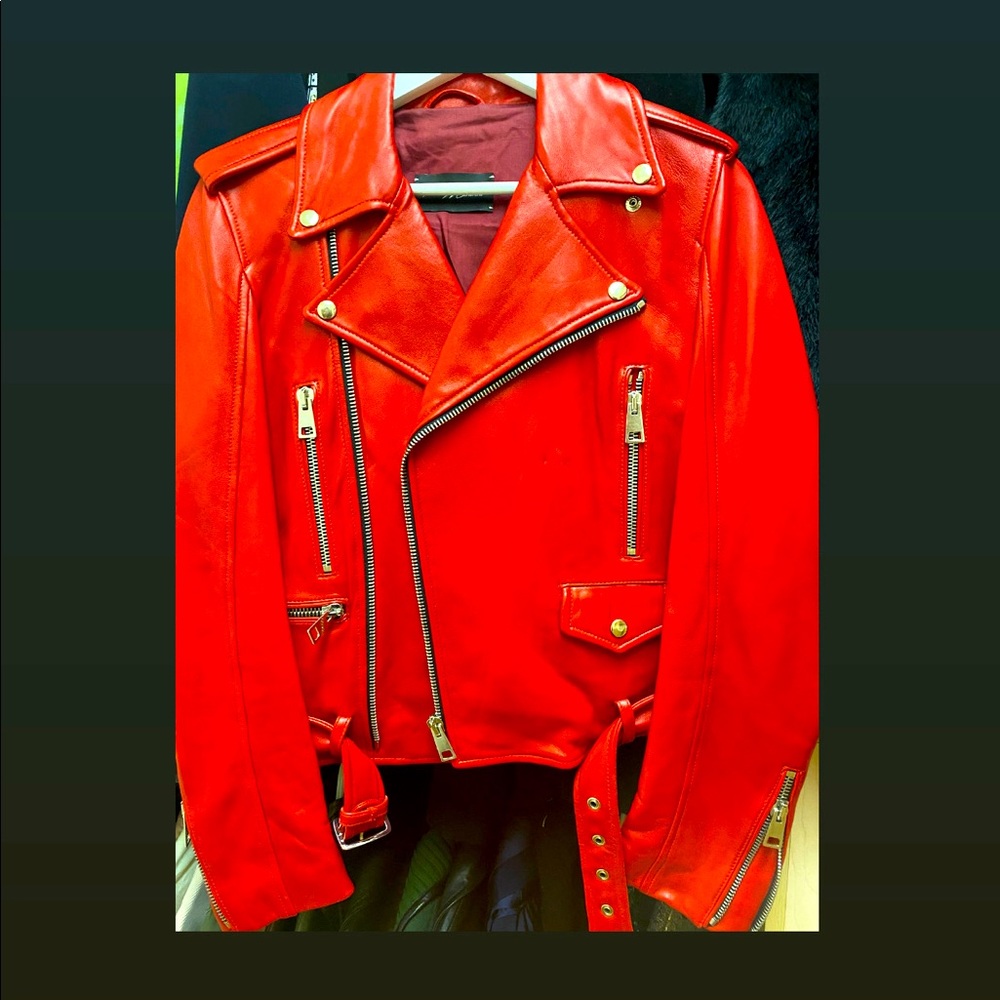 Red letter jacket